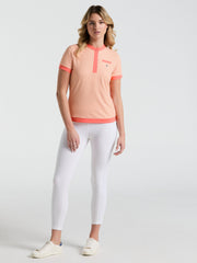 Women's Petes Bow Tie Coloe Block Polo