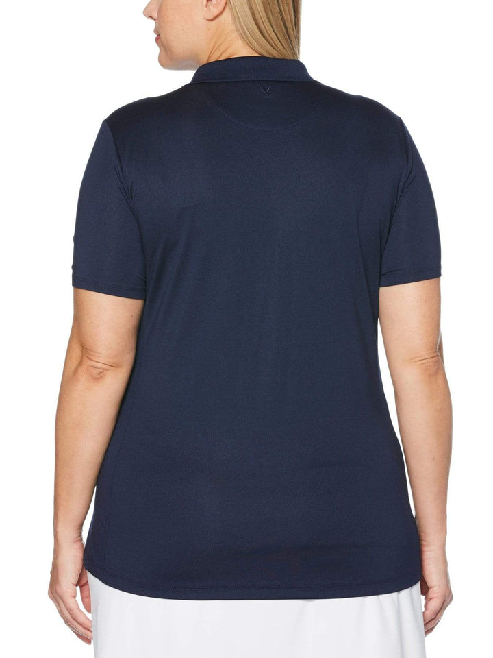 Women's Plus Micro Hex Polo