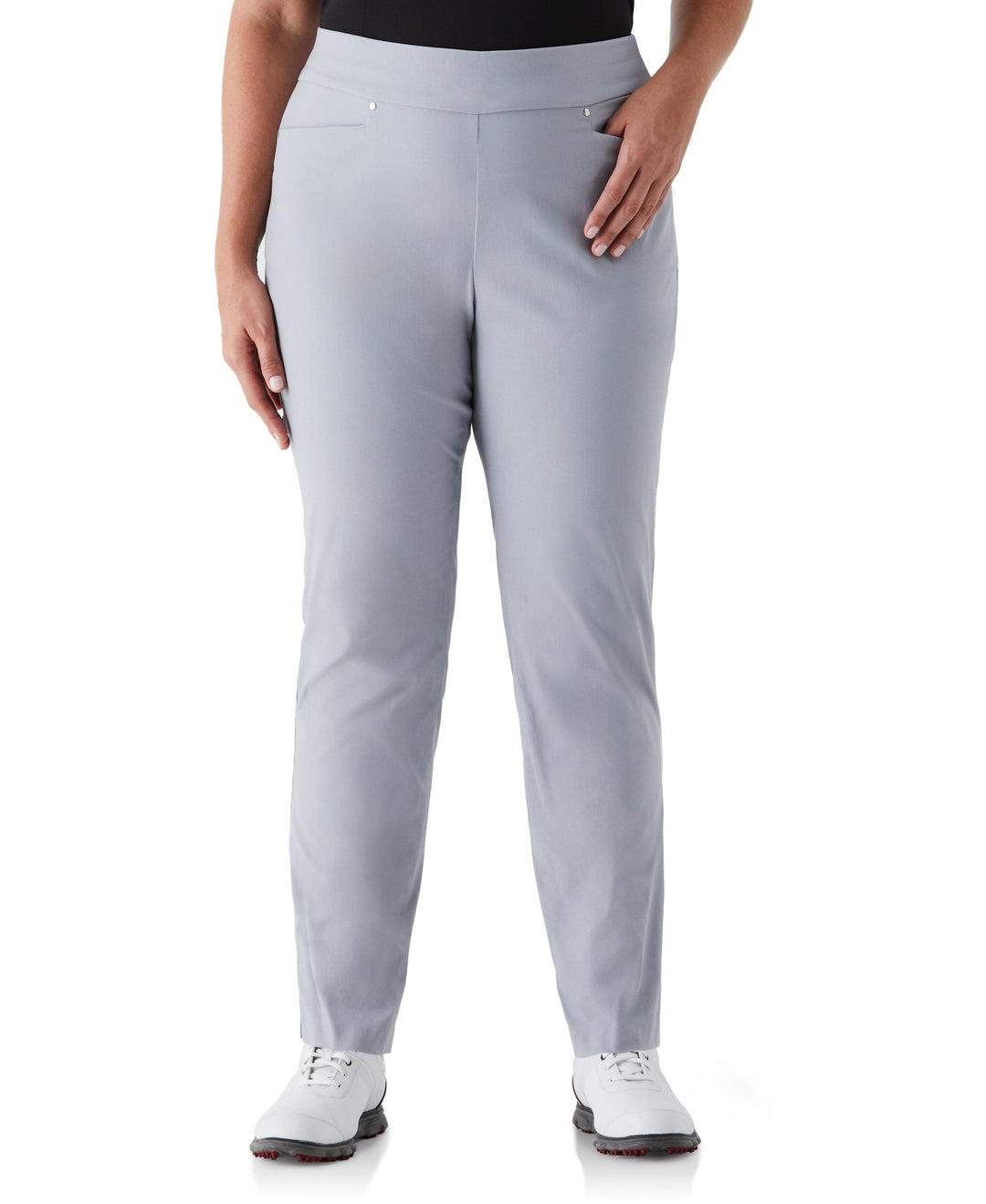 Plus Size Pull-On Golf Pant (Sleet) 