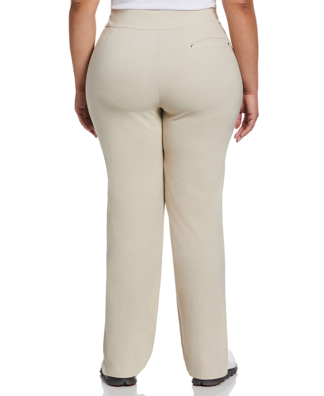 plus size dress pants Women's Plus Size Pull-On Golf Pant Black / 5X