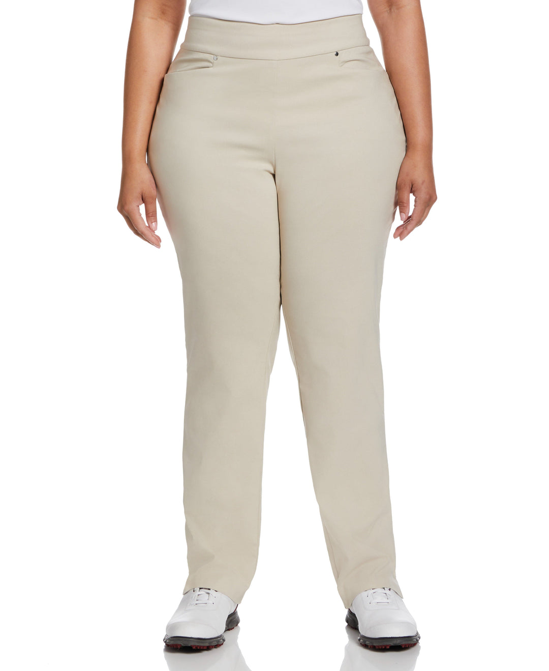 Plus Size Pull-On Golf Pant (Silver Lining) 