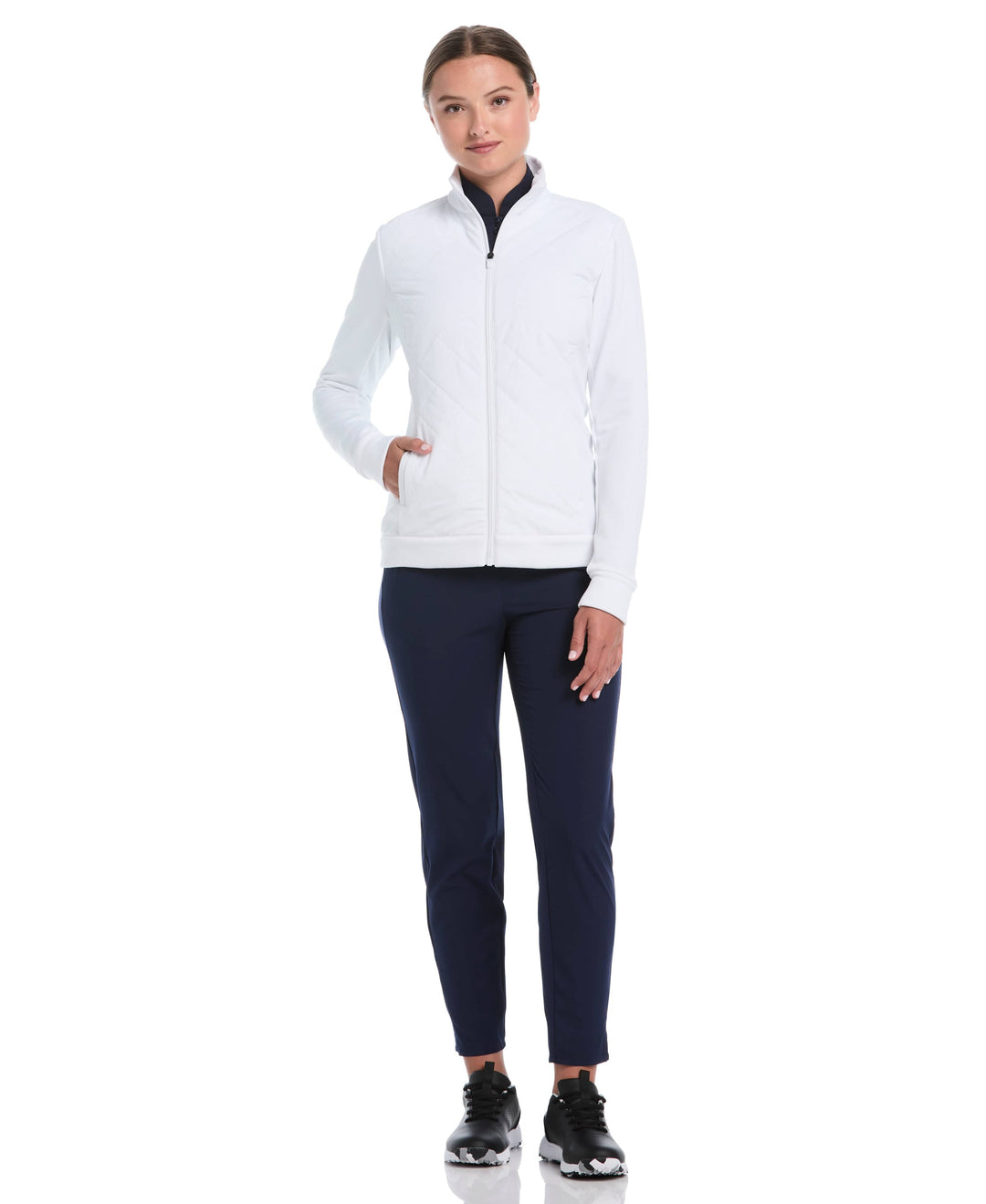 Puffer Golf Jacket (Bright White) 