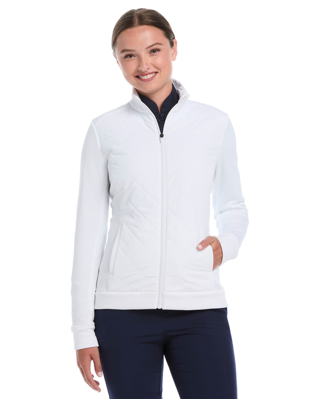 Puffer Golf Jacket (Bright White) 