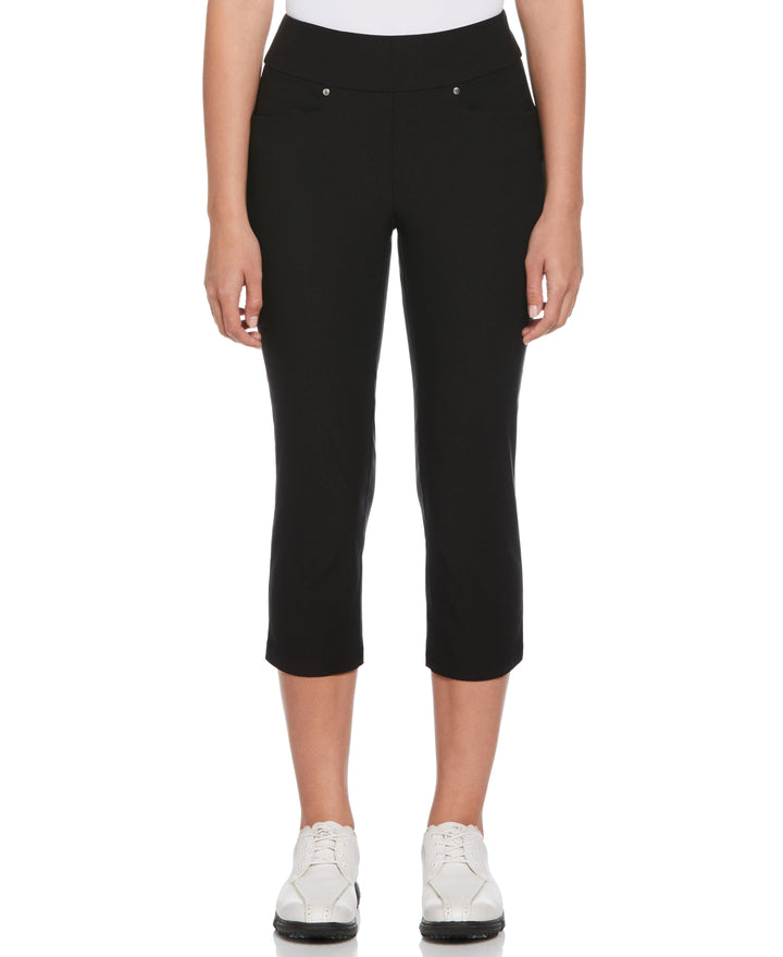 Pull-On Golf Capri Pant (Caviar) 