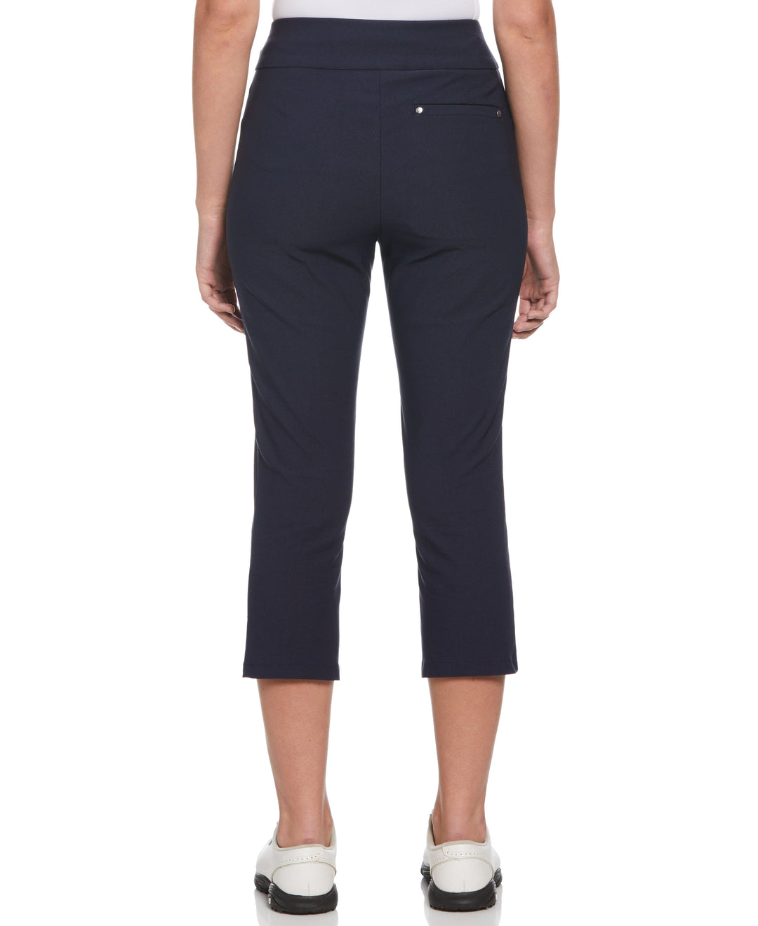 Pull-On Golf Capri Pant (Black Iris) 