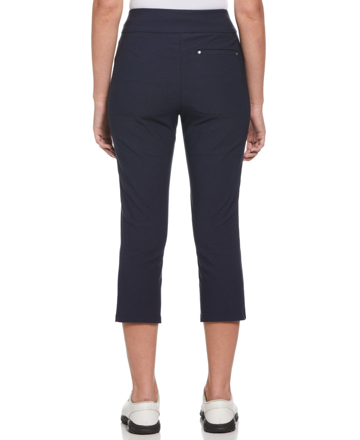 Pull-On Golf Capri Pant (Black Iris) 