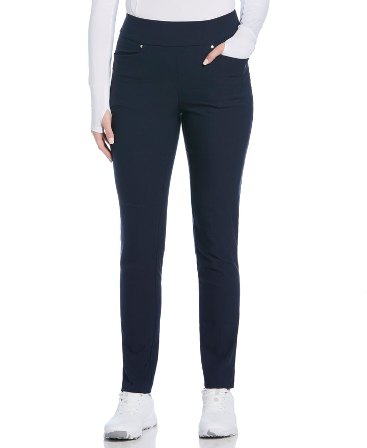Plus Size Pull-On Golf Pant (Black Iris) 