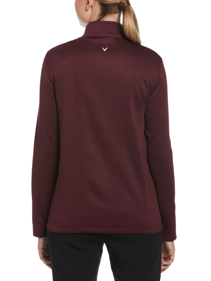 Womens 1/4 Zip Pullover (Fig) 