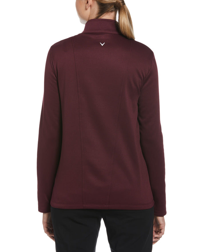 Womens 1/4 Zip Pullover (Fig) 