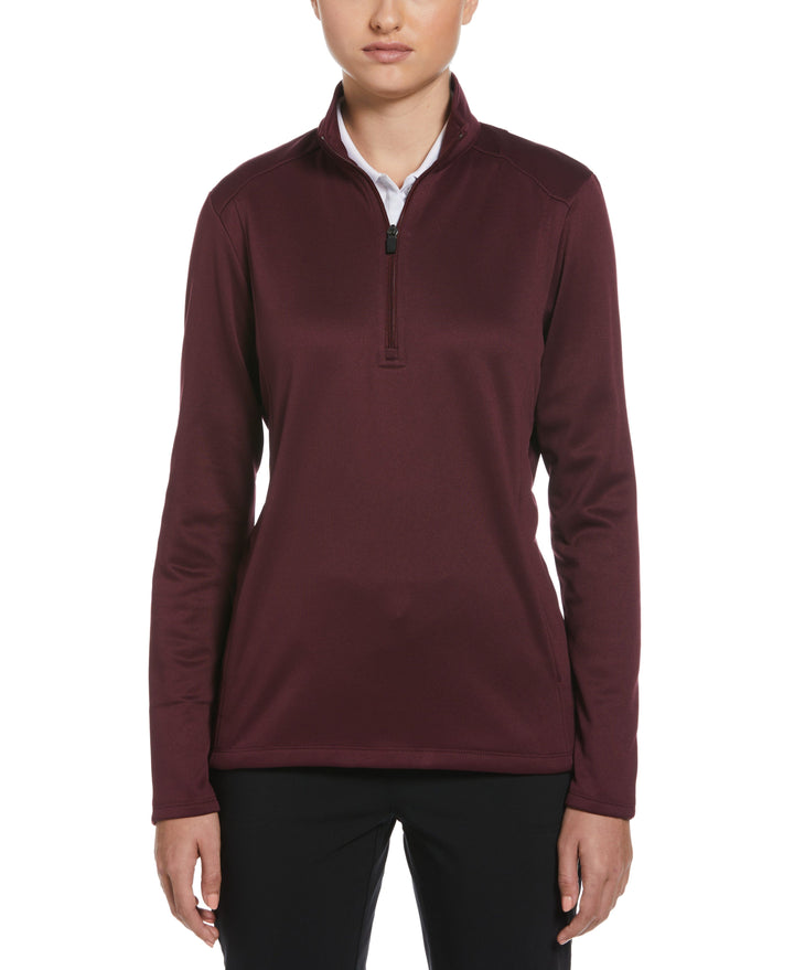 Womens 1/4 Zip Pullover (Fig) 