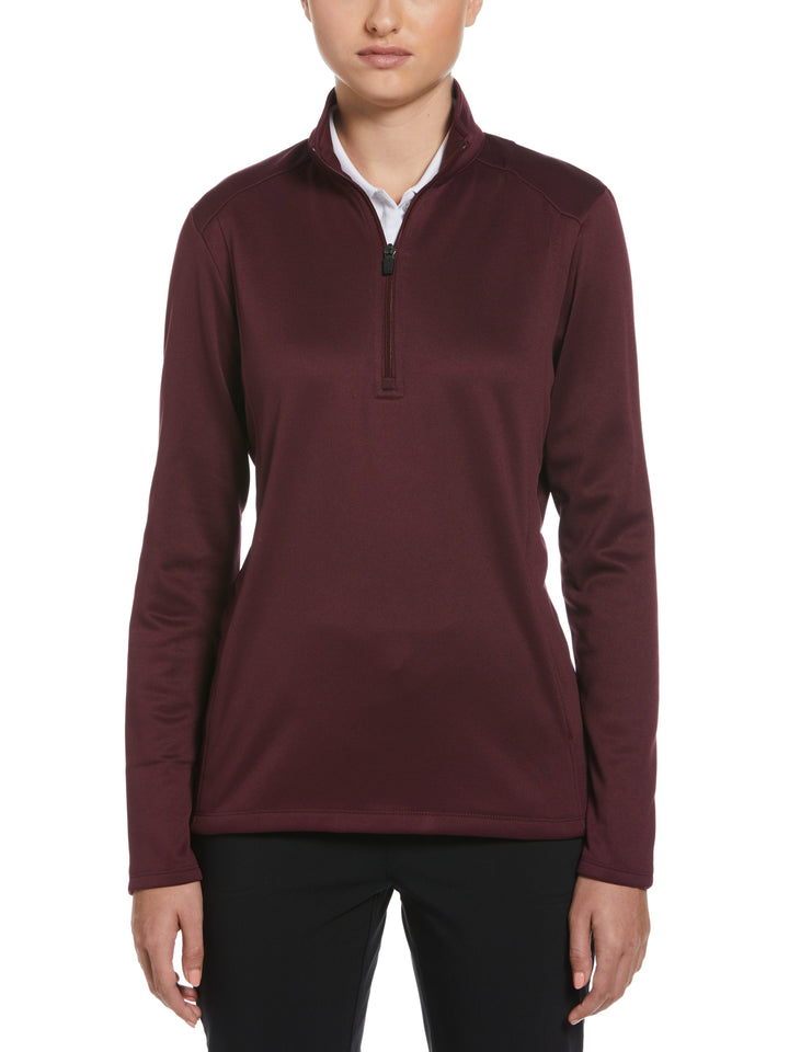 Womens 1/4 Zip Pullover (Fig) 