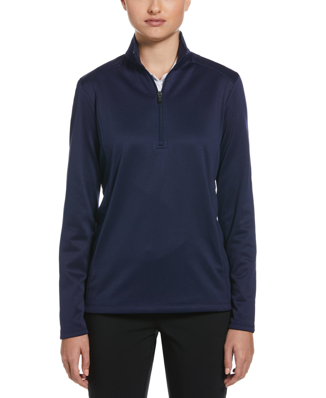 Womens 1/4 Zip Pullover (Peacoat) 