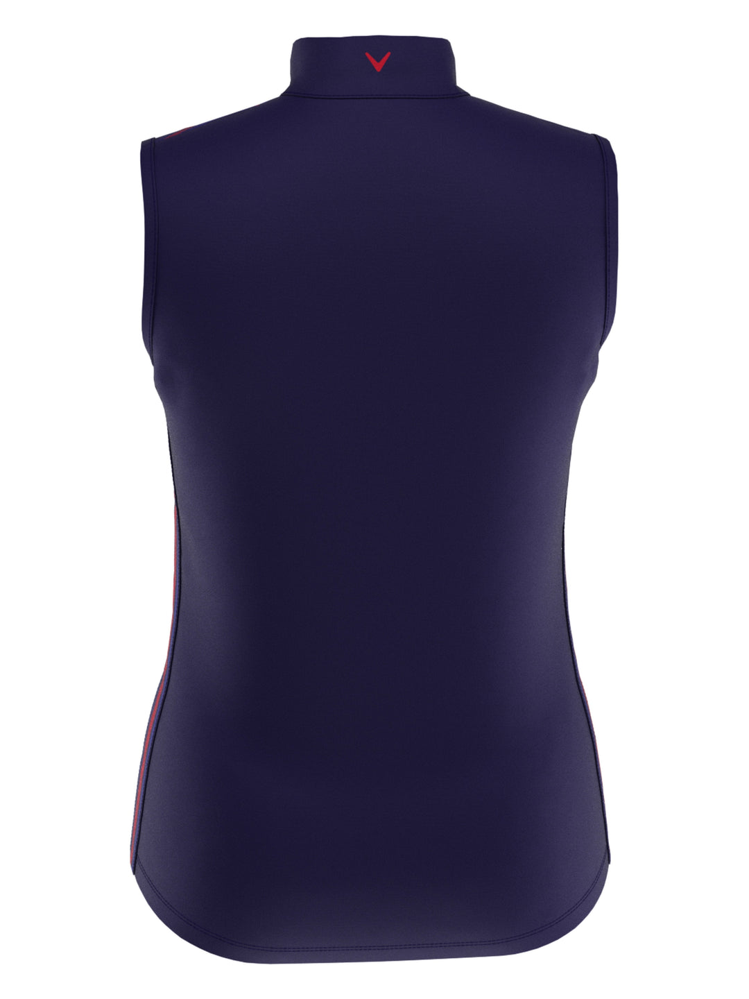 Women's Quarter Zip Sleeveless Engineered Print Polo