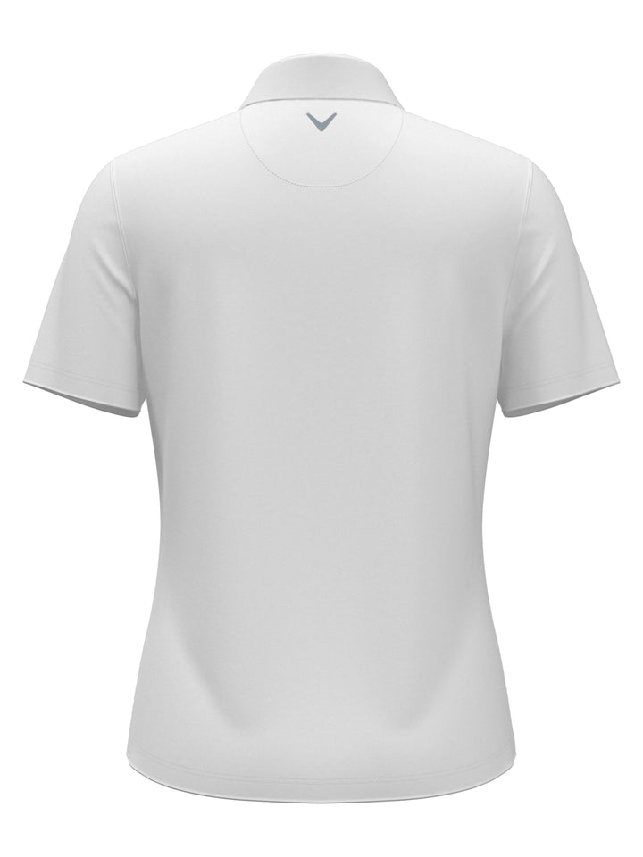 Women's Quarter Zip Solid Golf Polo