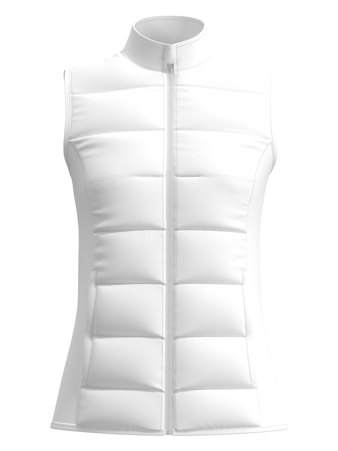 Women's Quilted Front Vest - PACK AND HOLD