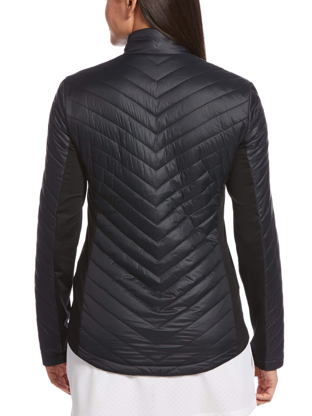 Women's Quilted Mixed Media Jacket