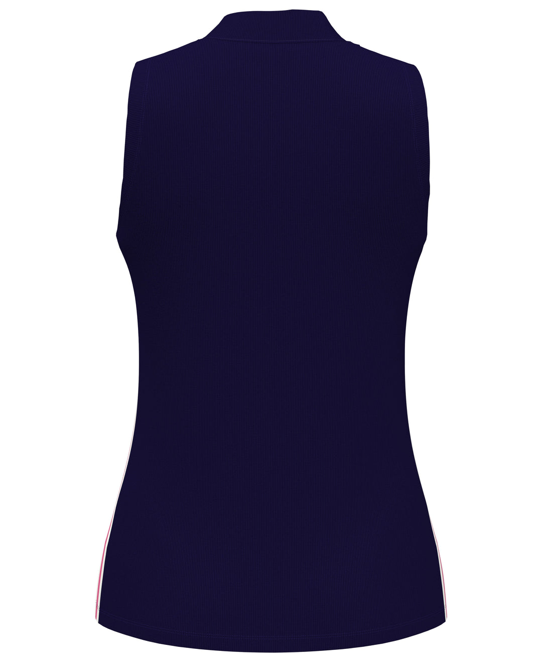 Ribbed Color Block Golf Shirt (Peacoat) 