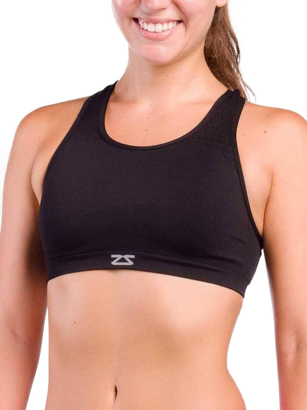 Women's Seamless Sports bra (Black)