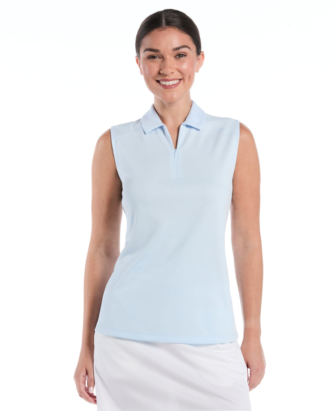 Sleeveless Airflux Golf Polo (Ice Water) 
