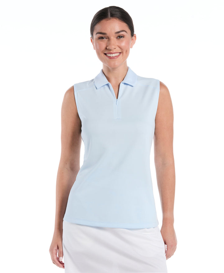 Sleeveless Airflux Golf Polo (Ice Water) 