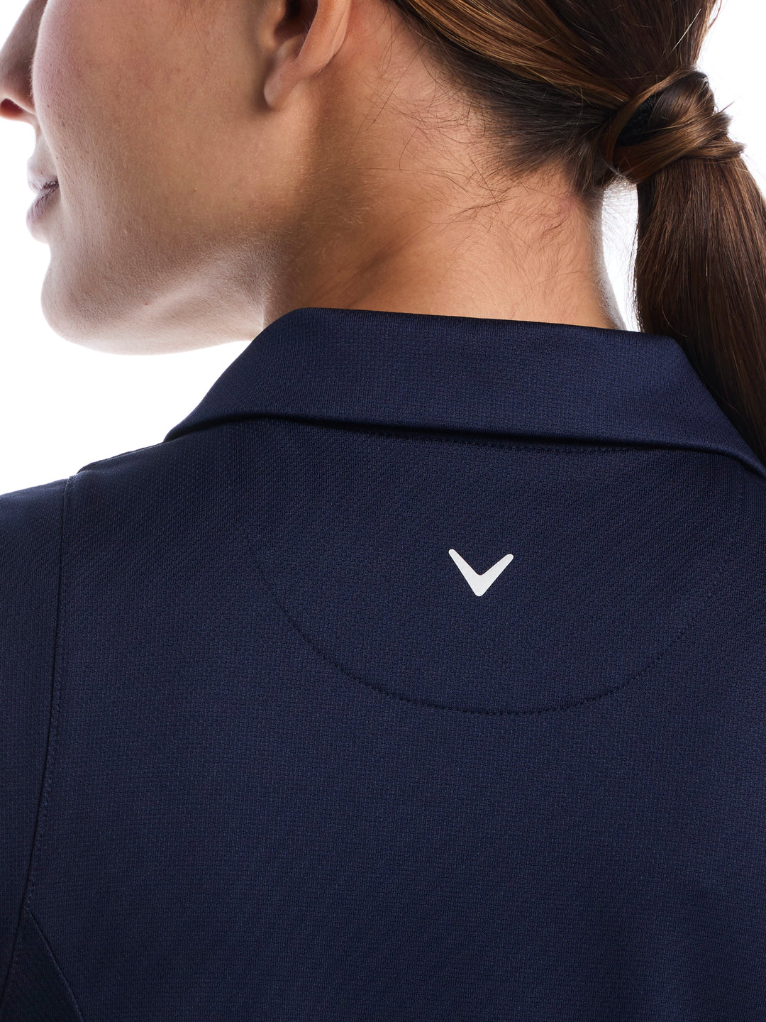 Women's Sleeveless Solid Polo