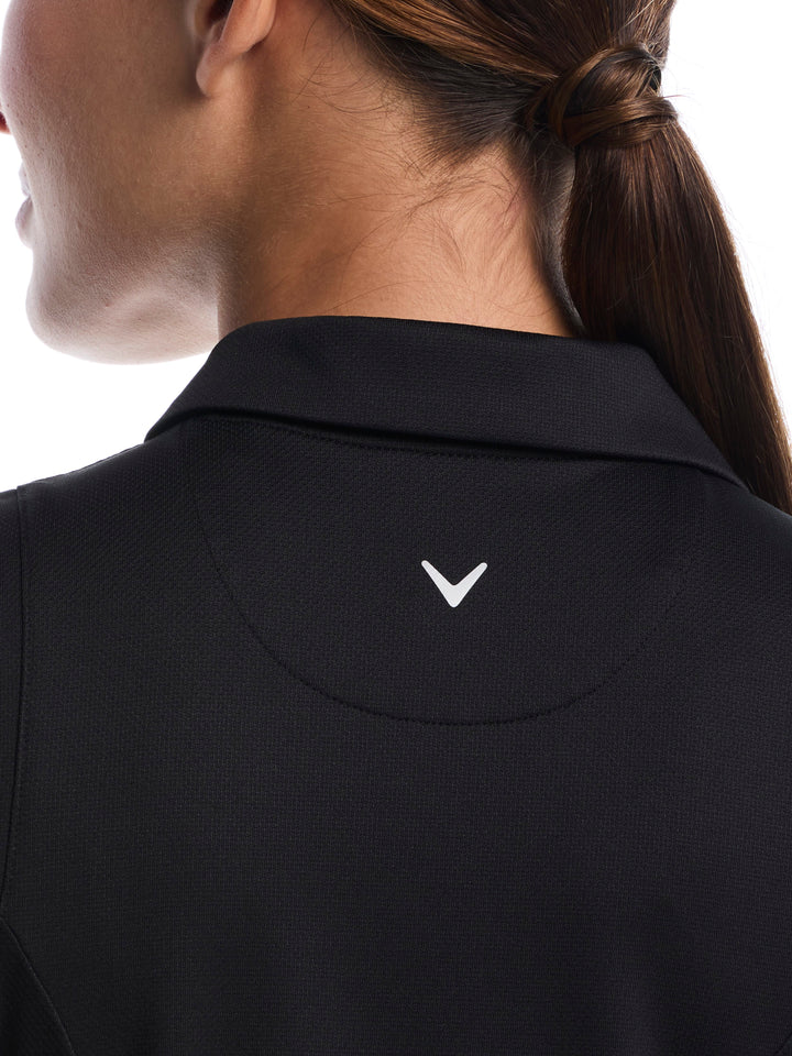 Women's Sleeveless Solid Polo