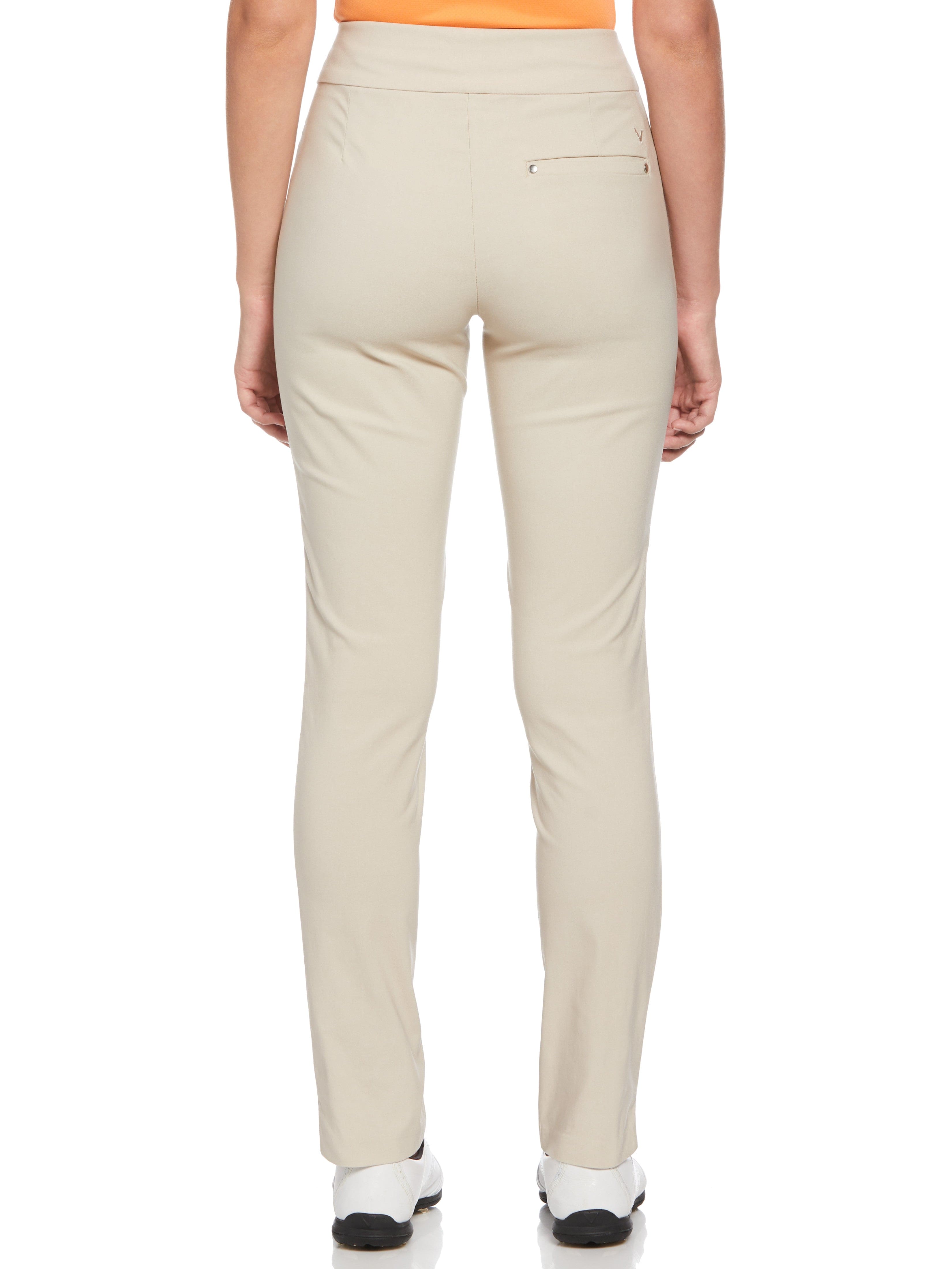 Callaway TrueSculpt レディースパンツ ベージュ Women's Solid Pull-On Golf Pant – Golf Apparel Shop