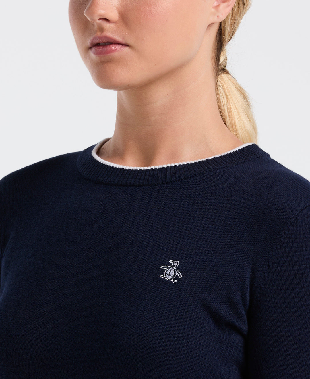 Solid Pullover Sweater (Black Iris) 