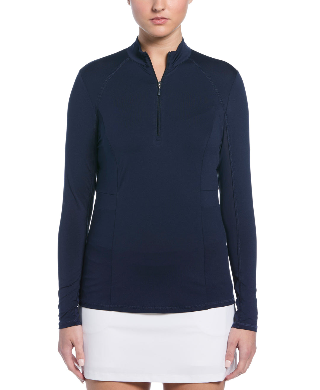 Solid Sun Protection Golf Shirt (Peacoat) 