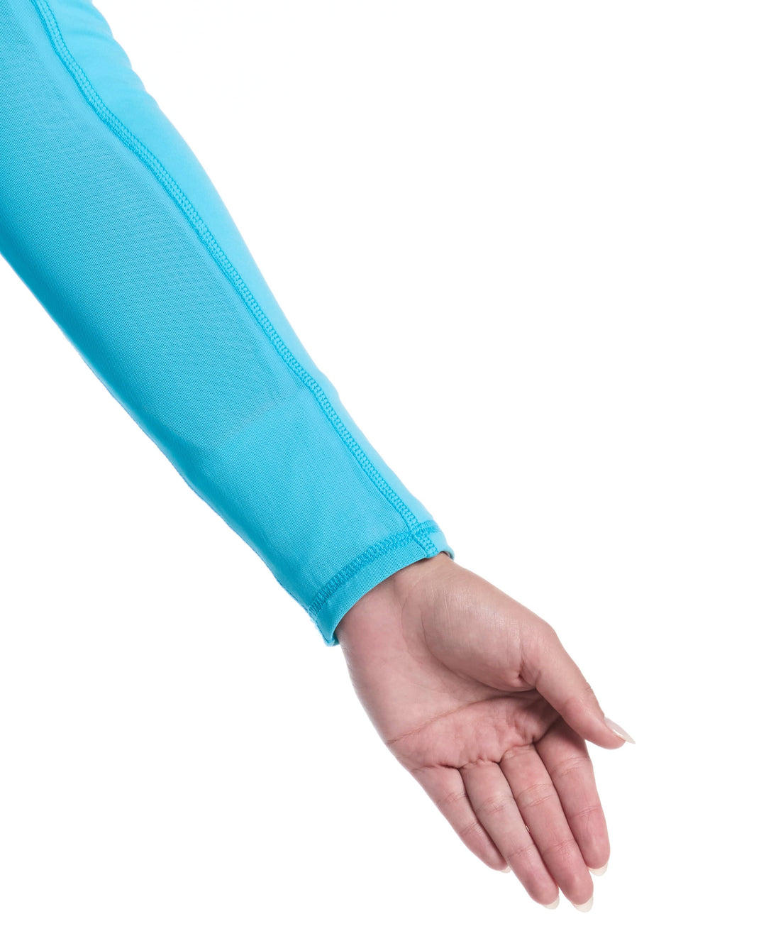 Solid Sun Protection Golf Shirt (Blue Atoll) 