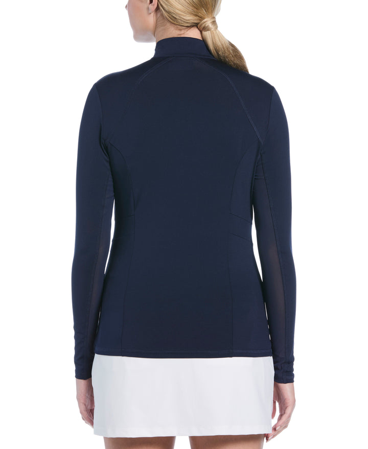 Solid Sun Protection Golf Shirt (Peacoat) 