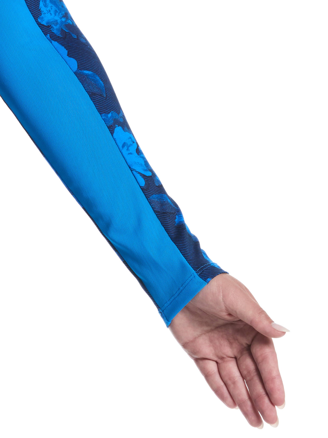 Women's Stria Floral Print Golf Shirt