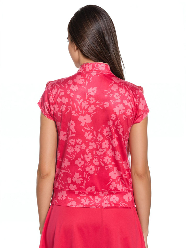 Women's Summer Floral Golf Shirt