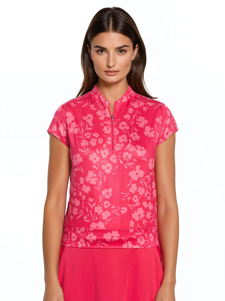 Women's Summer Floral Golf Shirt