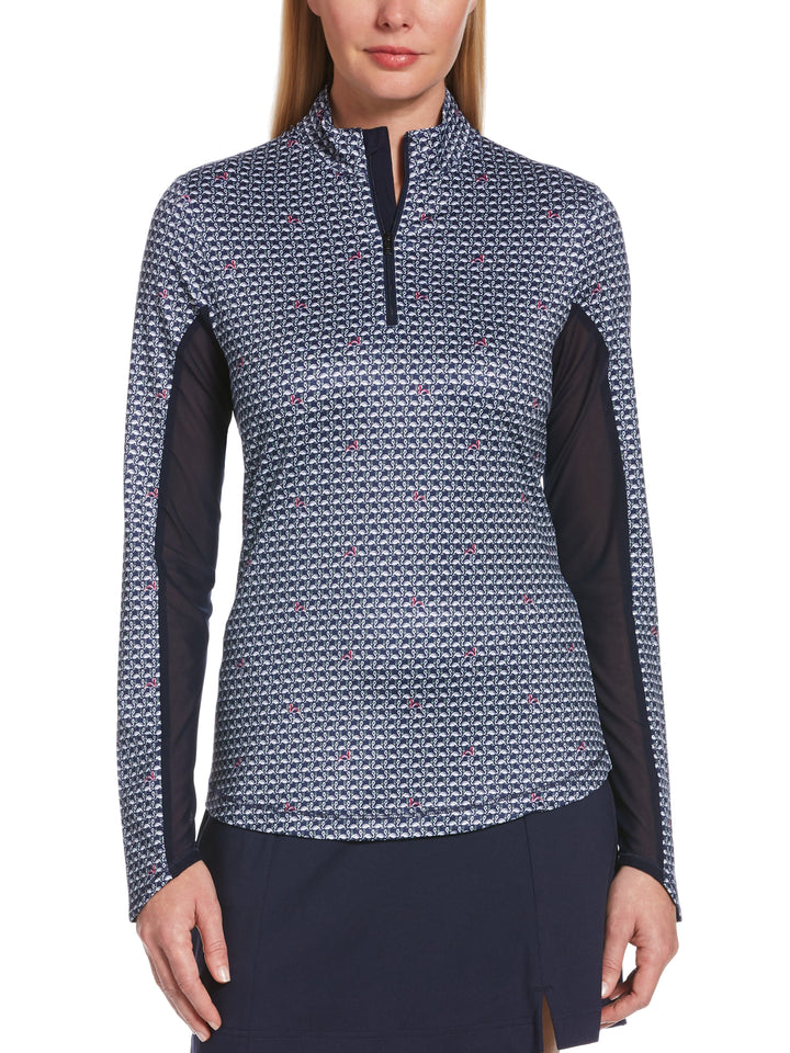 Women's Swing Tech™ Flamingo Print Sun Shirt