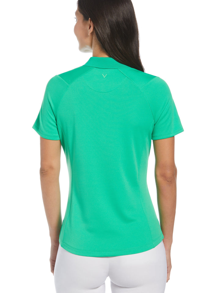 Swing Tech™ Solid Polo Top (Bright Green) 