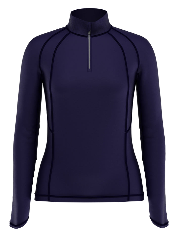 Women's Swing Tech Sun Protection Quarter Zip Golf Shirt