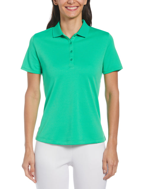 Swing Tech™ Solid Polo Top (Bright Green) 