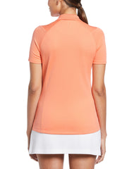 Swing Tech™ Solid Polo Top (Persimmon) 