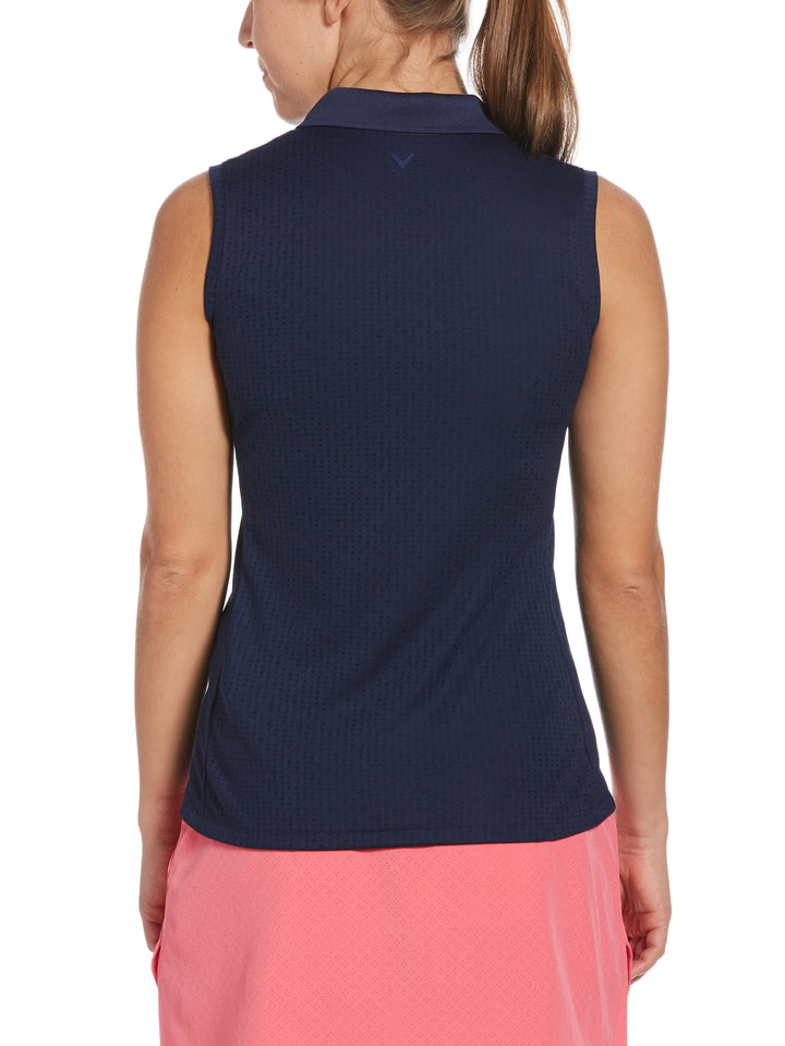 Women's Tropical Print Polo