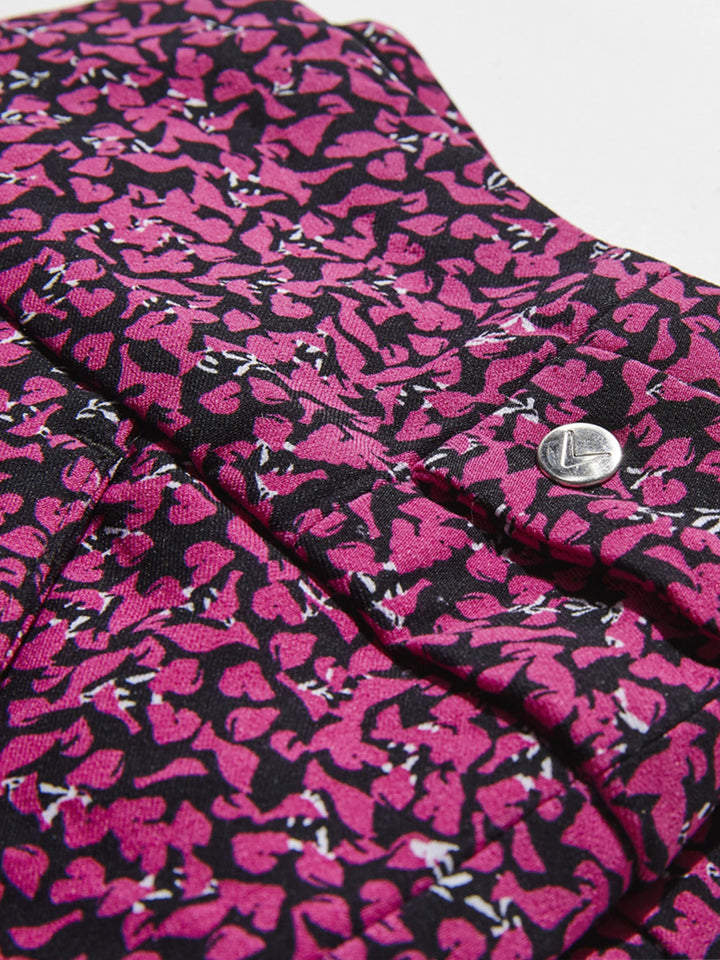 Women's TrueSculpt™ Mini Allover Floral Print Capri Golf Pant