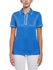 Womens Veronica Golf Polo Shirt (Nautical Blue) 