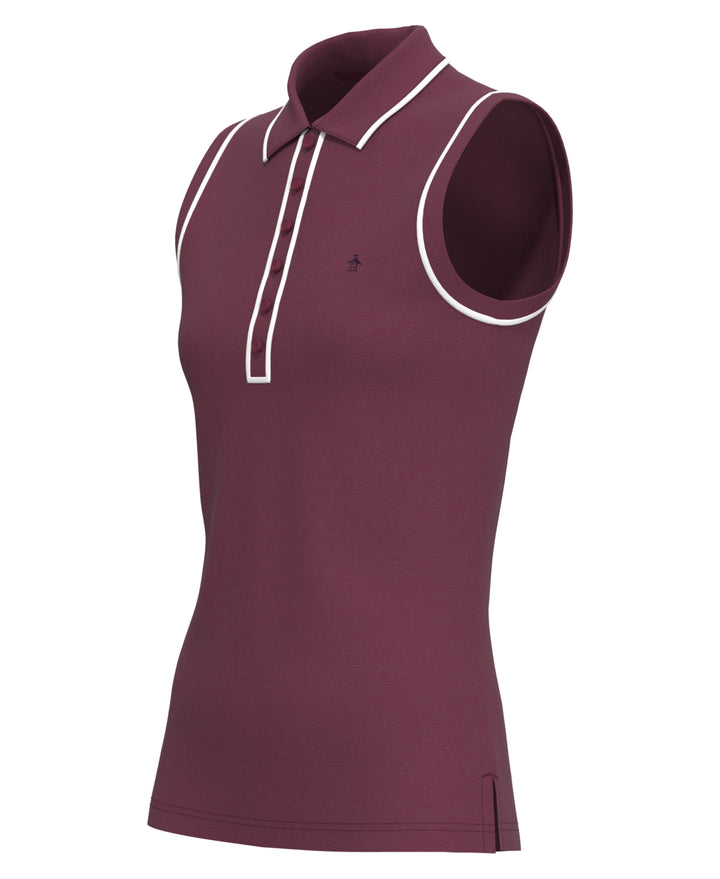 Veronica Golf Polo Shirt (Cordovan) 