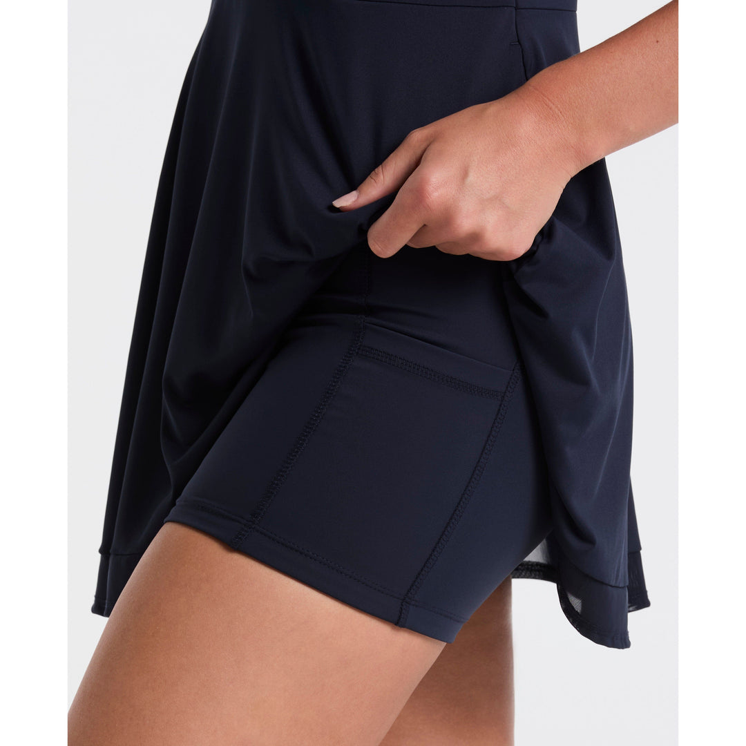 golf dress with shorts Women's Veronica Sleeveless Golf Dress with Shorts – Golf Apparel Shop