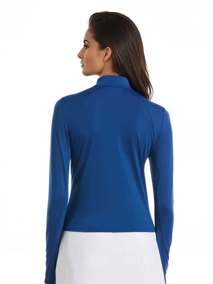 Women's Waist Length Sun Protection Golf Shirt