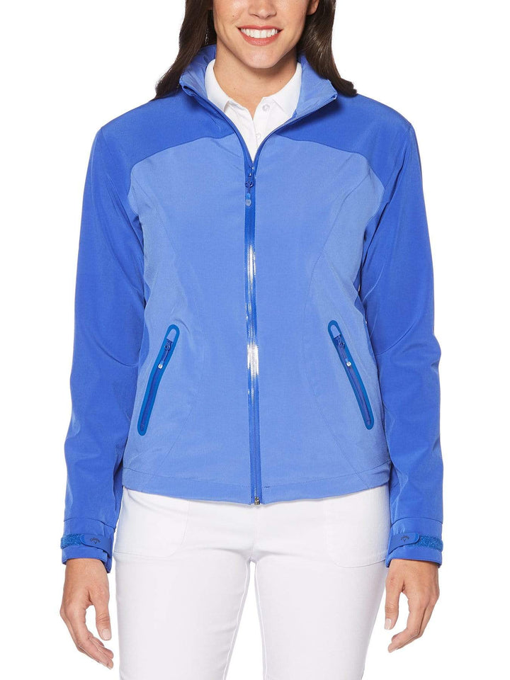 Women's Waterproof Tonal Panel Jacket