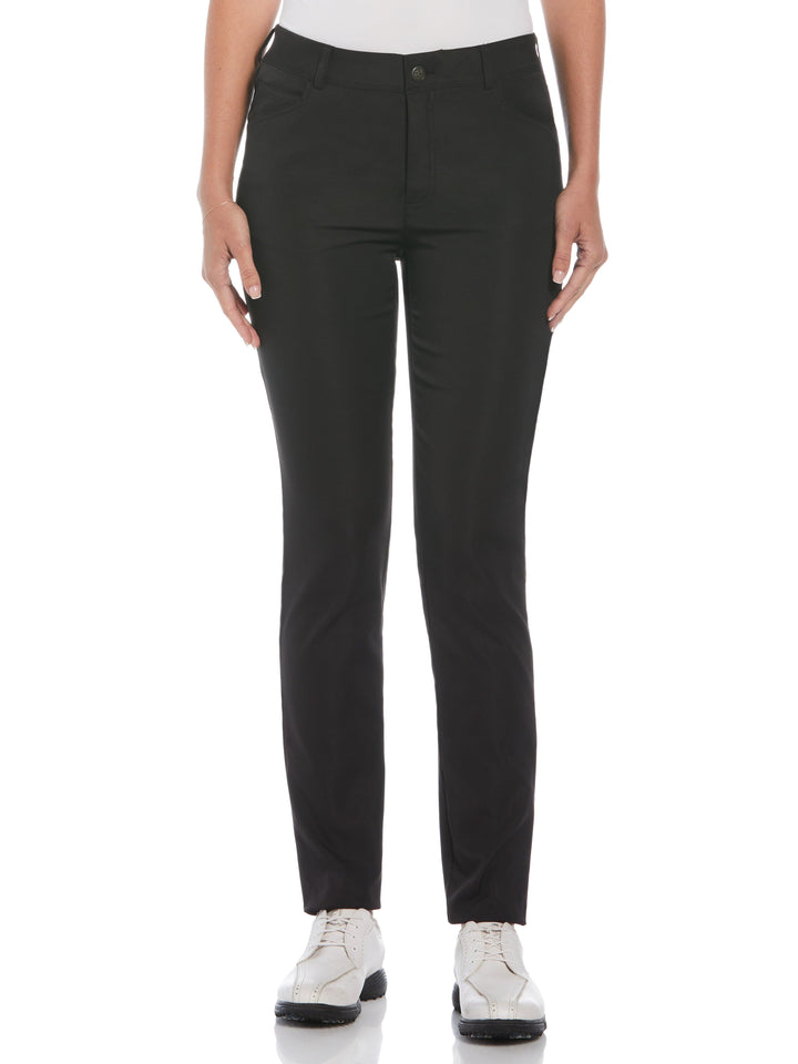 Womens Veronica 5-Pocket Full Length Golf Trousers (Caviar) 