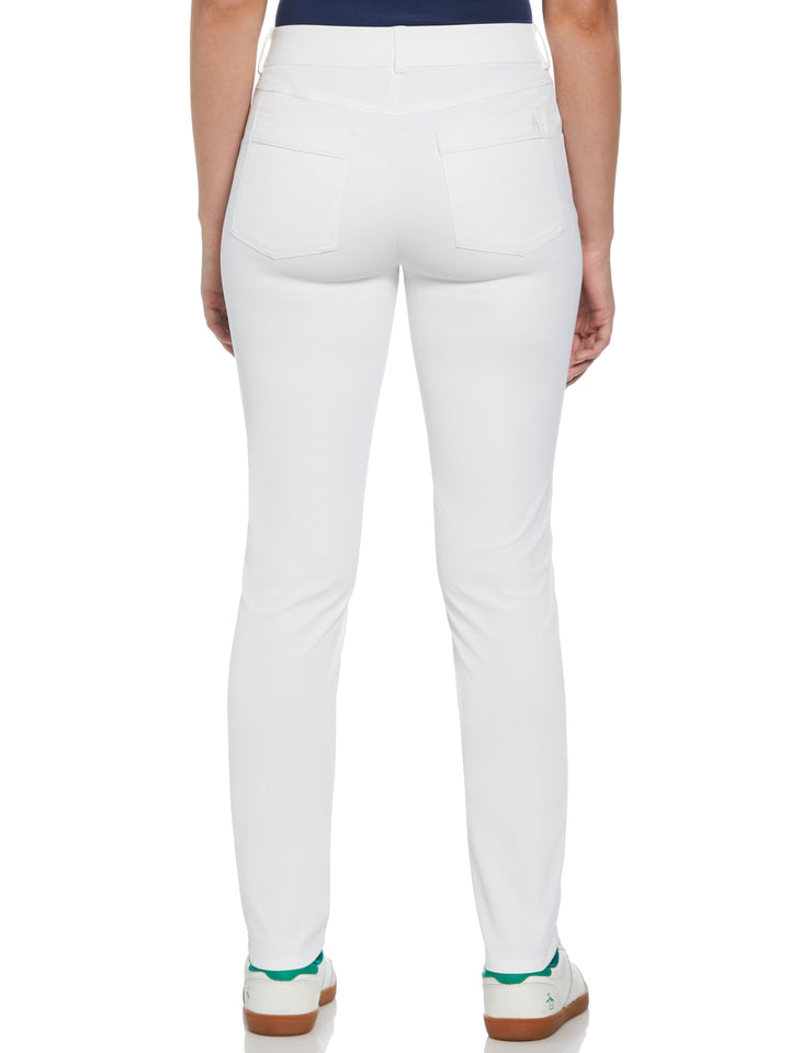 Womens Veronica 5-Pocket Full Length Golf Trousers (Bright White) 