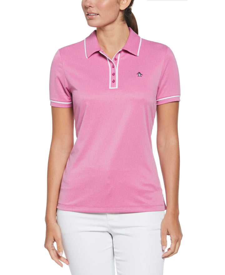 Womens Veronica Golf Polo Shirt (Fuchsia Red) 
