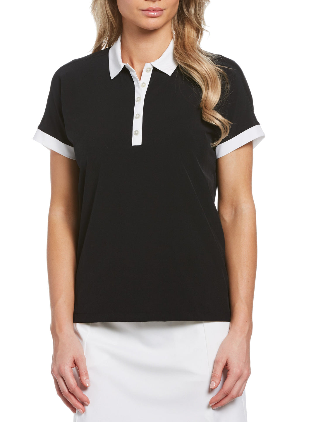 Women's Woven Golf Polo